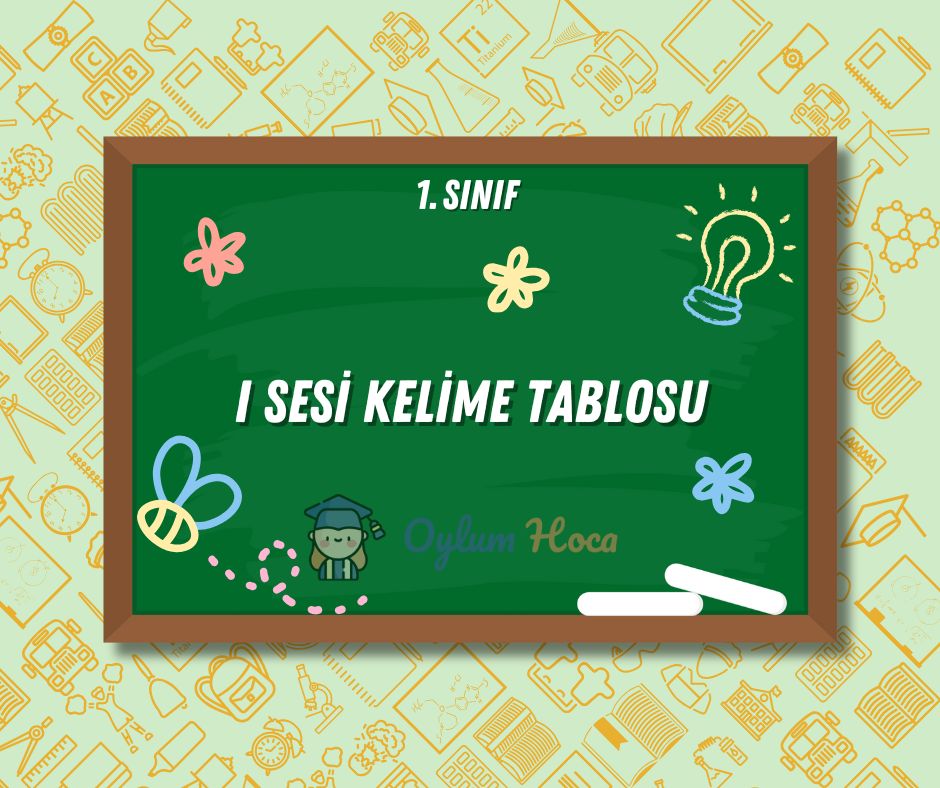 I Sesi Kelime Tablosu, 1. sayfa