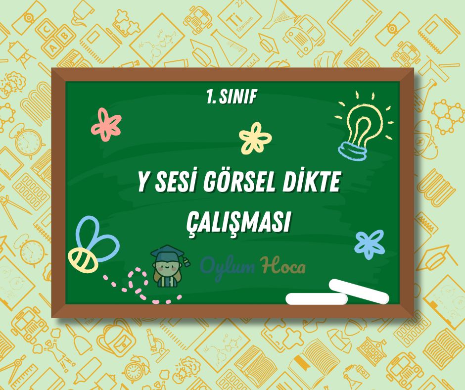 Y Sesi Görsel Dikte Çalışması, 1. sayfa